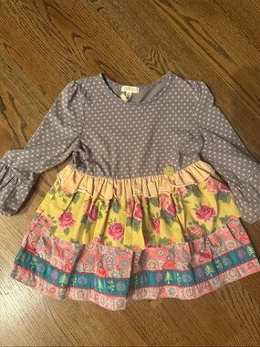 Matilda Jane Flynn Marjorine Friends Forever tunic top sz 6